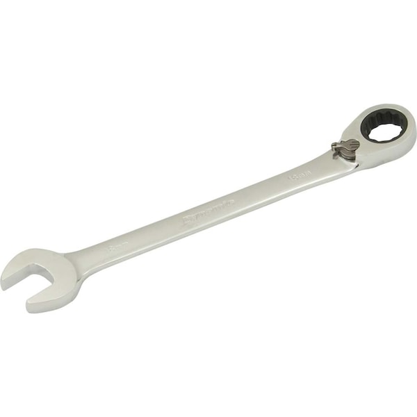 Tools 18mm Reversible Combination Ratcheting Wrench